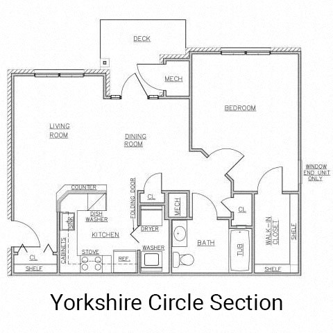 Parkway Floor Plan at Heritage Court, Ewing, 08628